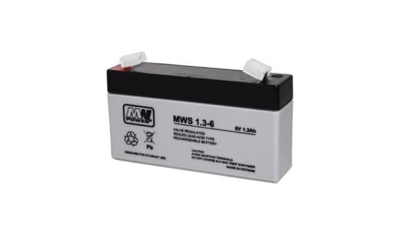 MW Power MWS 1.3-6 UPS batteri Blybatt