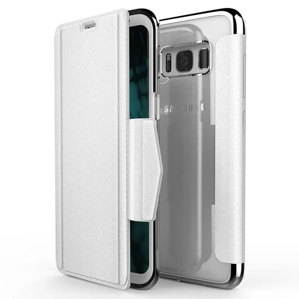 X-Doria Engage Folio - Samsung Galaxy S8+ etui med kortlommer (hvid)