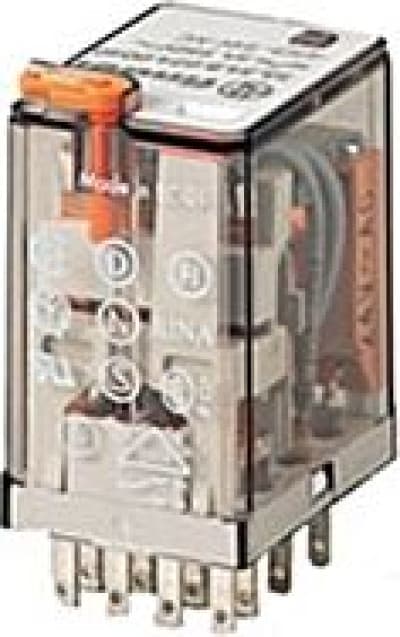 Finder Industriel Transmitter 4P 7A 48V DC, Testknap, Mekanisk Funktionsindikator (55.34.9.048.0040)
