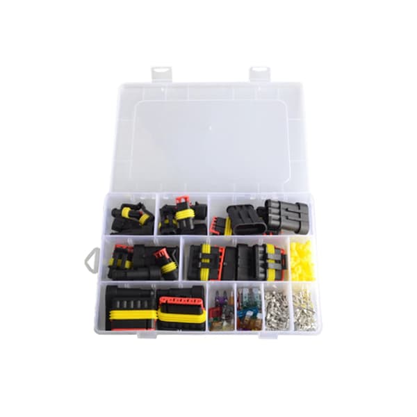 Hermetisk Konnektorsæt + Crimper E6014