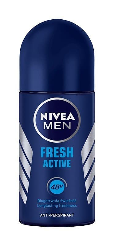 Nivea Deodorant Antiperspirant FRESH ACTIVE roll-on mænd 50ml - 0182808