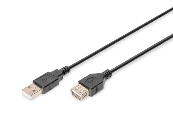 DIGITUS USB-förlängningskabel - USB typ A/USB typ A - 3 m