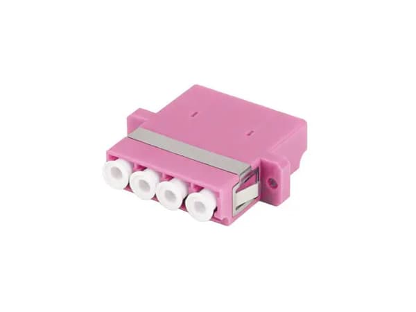 Ljuslägesadapter MM LC/UPC QUAD OM4