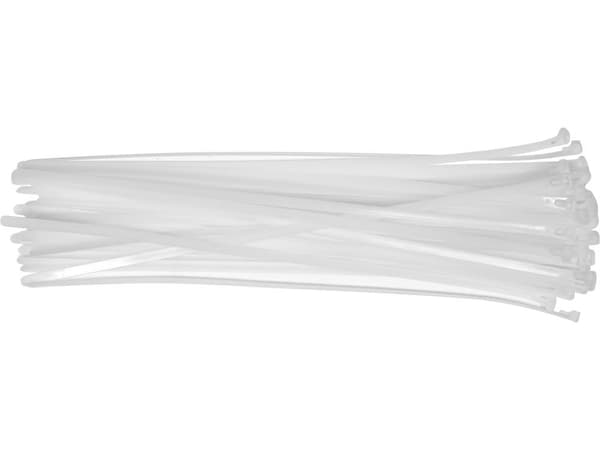 GENANVENDELIGE KABELBINDERE 7,6X400MM 50STK HVID