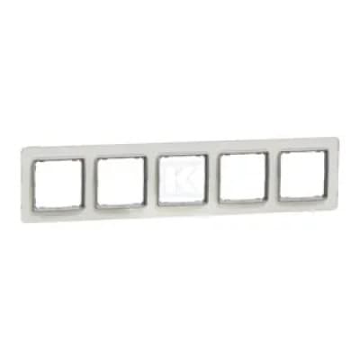 Schneider Electric, Sedna Elements, 5-facksram, glasvit, glaseffekt, SDD360805