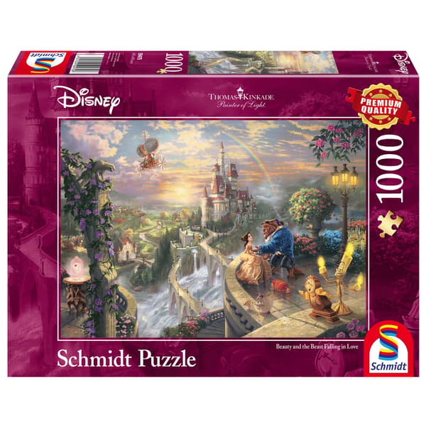 Thomas Kinkade Studios: Disney Dreams Collection - Kaunotar ja hirviö (1000 palaa)