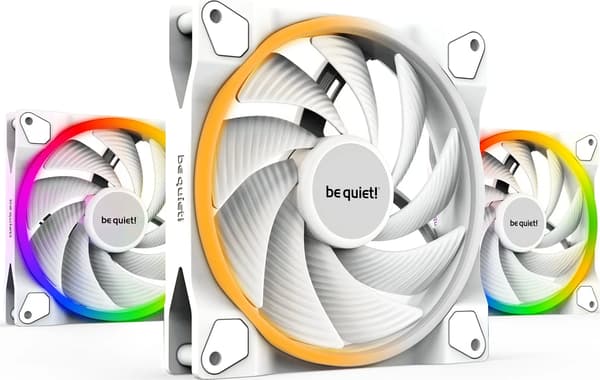 be quiet! Light Wings White 140mm PWM high-speed Triple-Pack