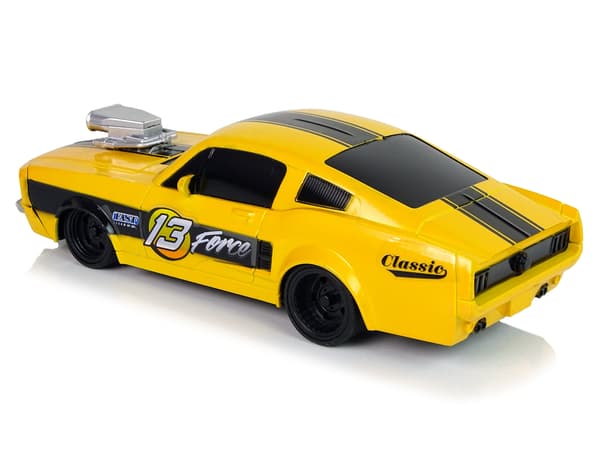 Urheiluauto kauko-ohjattava 1:20 keltainen