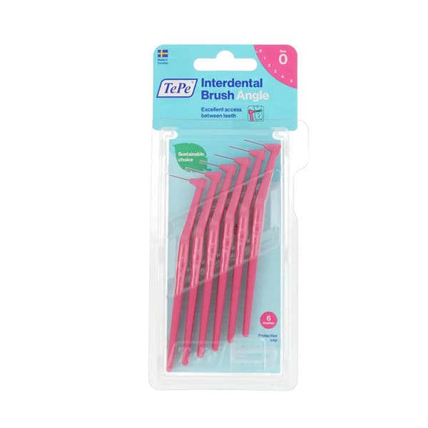 Mellanrumsborstar Tepe Rosa (6 stycken)