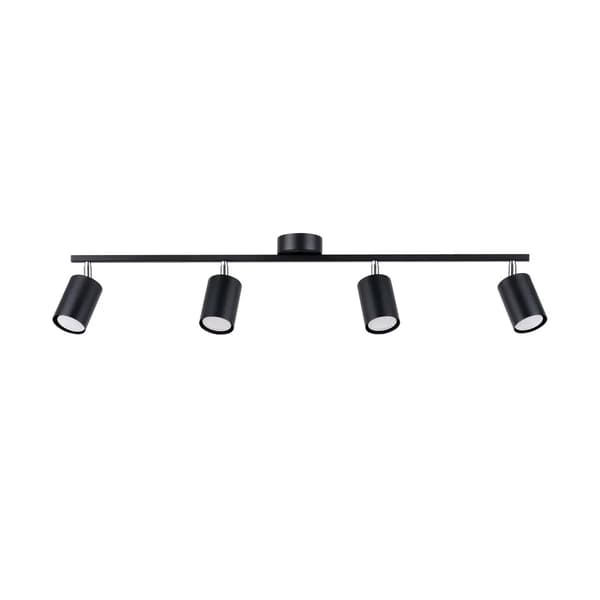 Loftlampe LEMMI 4L sort