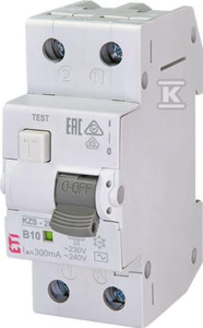 Differentialafbryder med overbygningselement KZS-2M AC B10/0.3 002173302