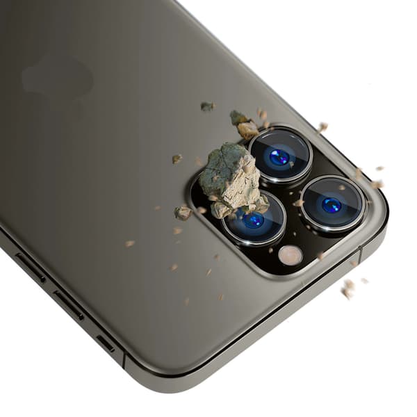 Kameraglas til iPhone 14 Pro Max / 14 Pro 9H til 3mk Lens Protection Pro Series Lens – Grå