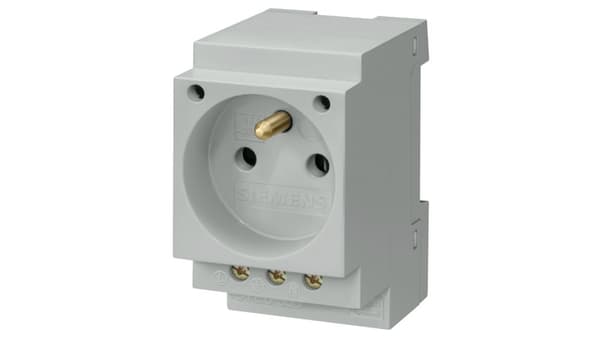 2P+Z 16A 230V CEE7 Modul Stikkontakt Med Jordstift 5TE6803