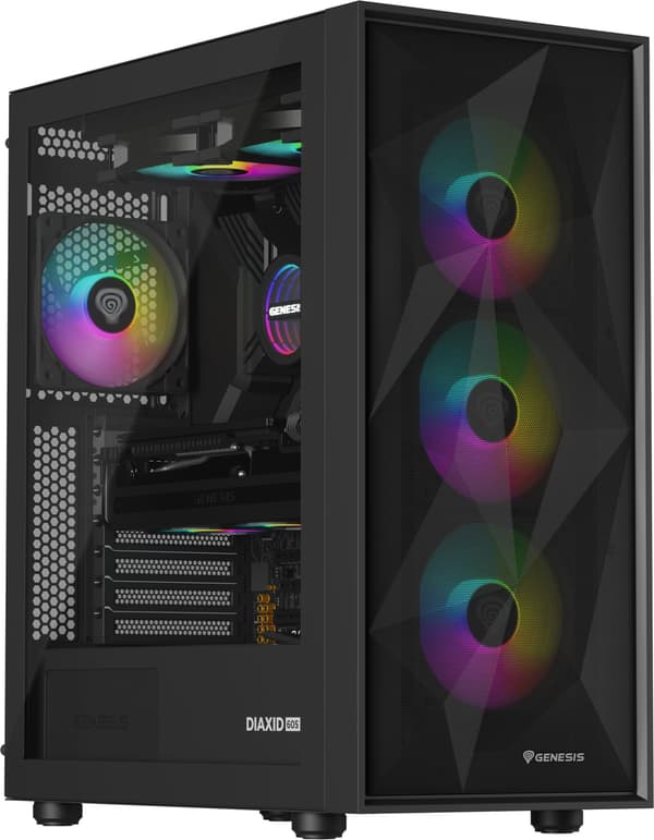 Genesis Diaxid 605 ARGB musta