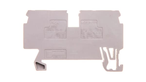 4-leder skinneforbinder 2,5mm2 grå 870-831