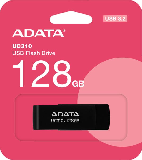 UC310 128GB (musta, USB-A 3.2 Gen 1)