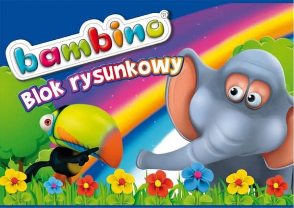 Piirustuslehtiö A4/20K (10kpl) BAMBINO