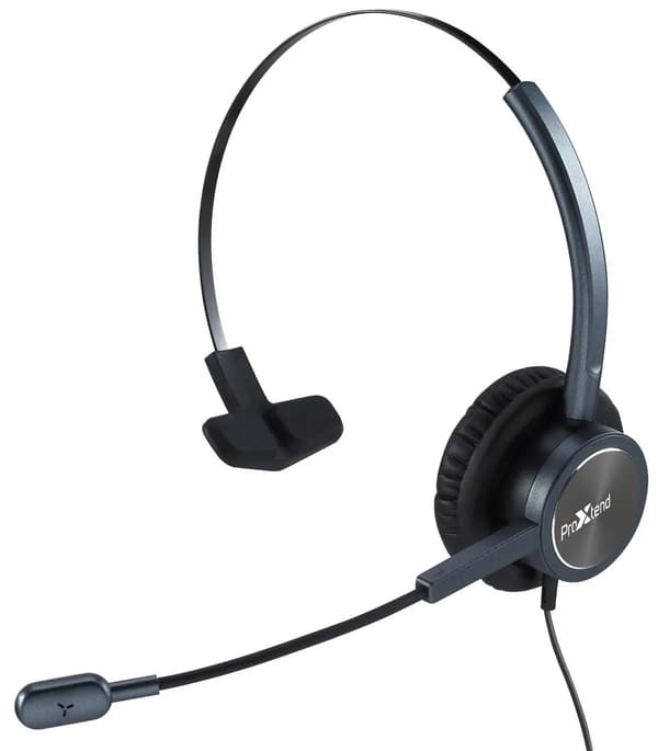 ProXtend Epode trådbundet USB-headset - svart, 2,4 m kabel