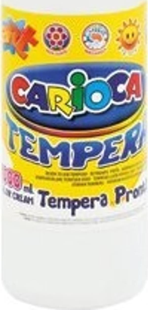Tempera färg Carioca 1000ml, VIT