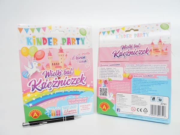 Kinder Party Big Ball Bog Sæt ALEX