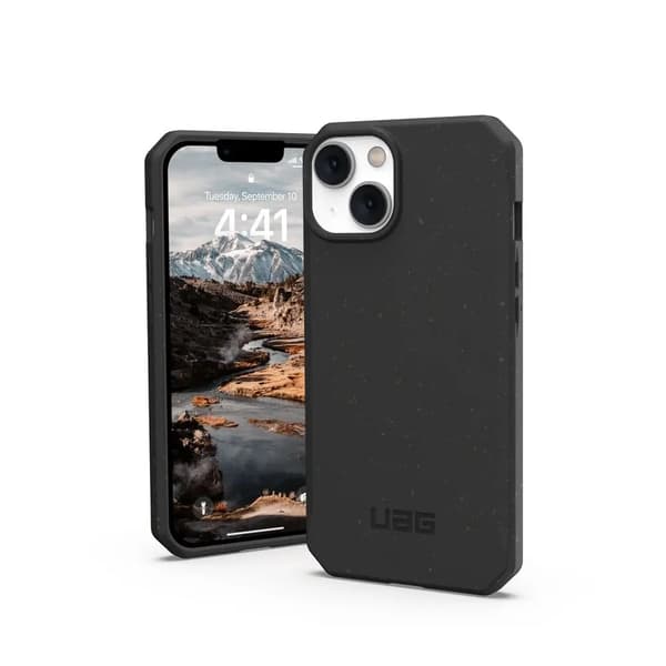 Kotelo (UAG) Urban Armor Gear Biodegradable Outback iPhone 14 PLUS musta