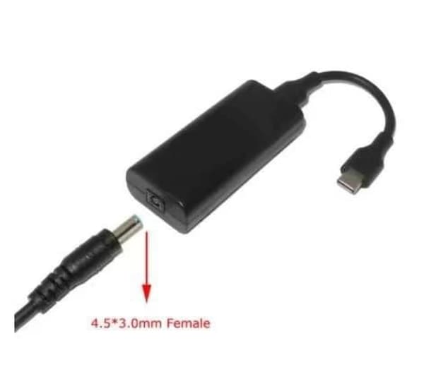CoreParts Konverteringskabel 4.5*3.0 Dell Adapter til USB-C