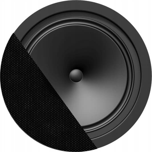AUDAC CENA812/B Loftshøjttaler 8\" med SpringFit™ montering, sort version, 8Ohm og 100V