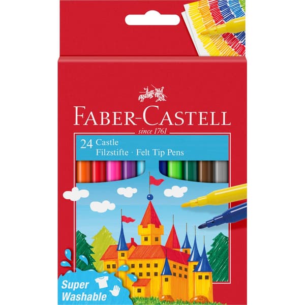 Castle tusser 24 farver FABER CASTELL