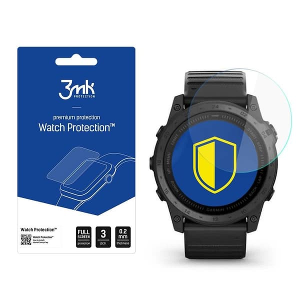 3mk Watch Protection v. FlexibleGlass Lite til Garmin Tactix 7