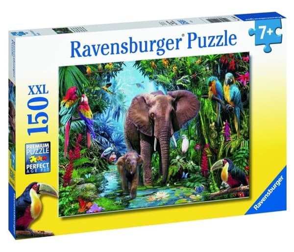 Ravensburger Palapeli 150 Elefanttia XXL-viidakossa