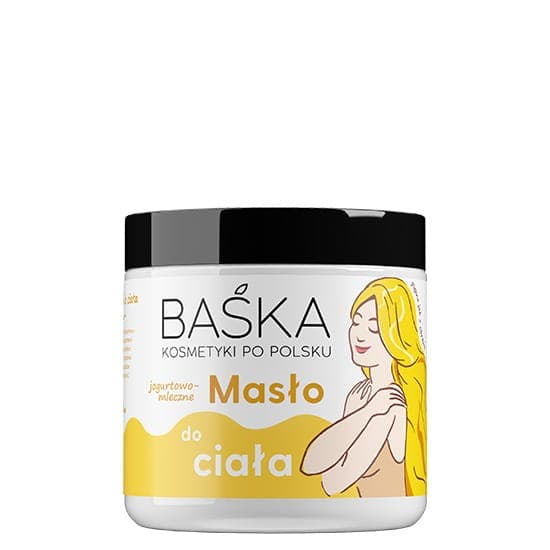 SOLVERX BASKA Yoghurt och Mjölk Kroppssmör. 250ml