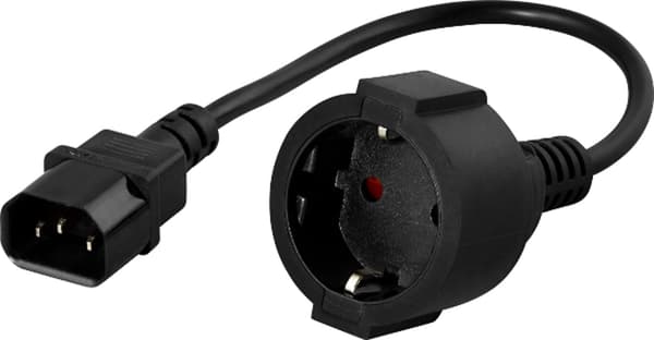 PowerWalker strømkabel - 20 cm