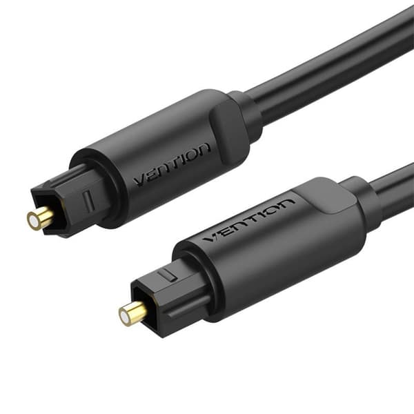 Toslink optisk lydkabel Vention 1m (sort)