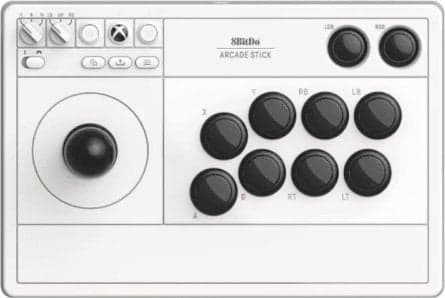 8BitDo Arcade Stick Xbox & PC Valkoinen