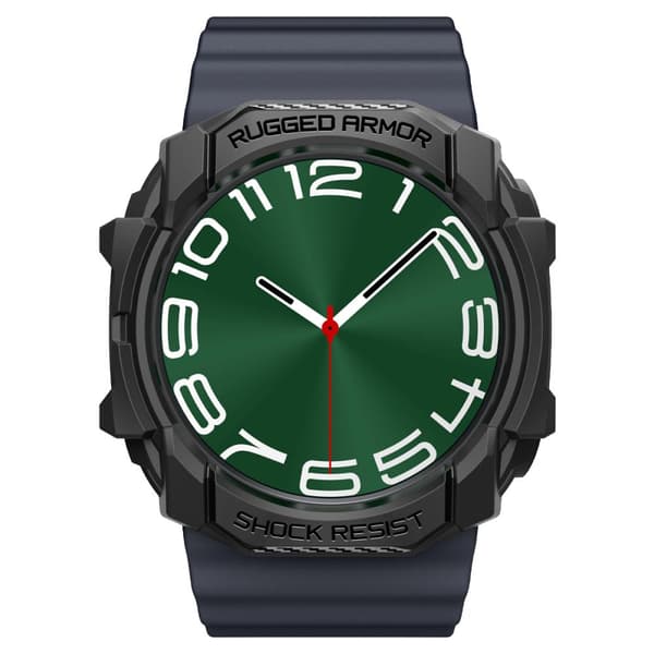 Spigen Rugged Armor etui til Samsung Galaxy Watch Ultra (47 mm) Mat Sort