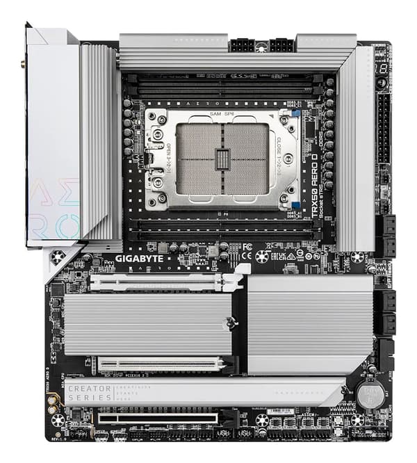 Gigabyte TRX50 AERO D - 1.0 - bundkort - extended ATX - Socket sTR5 - AMD TRX50