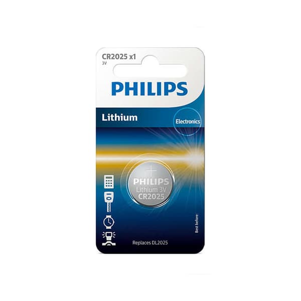 Philips Batteri CR2025 1 stk