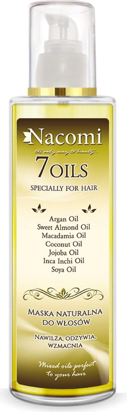 Nacomi Hårmask 7 Olei intensivt regenererande 100ml