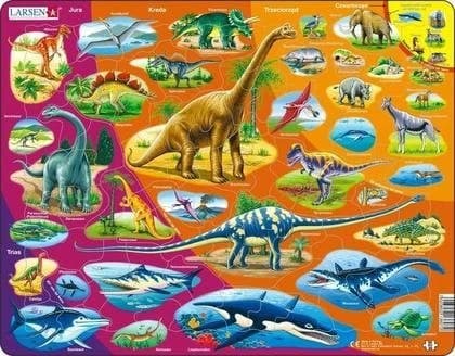 Ukladanka Naturhistorie Fra Trias til Nu PL
