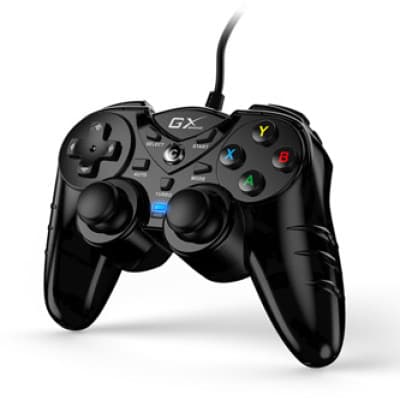 Gamepad Genius GX Gaming GX-17UV, 17 knapper, USB/PS3, Sort