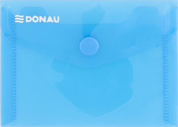 Donau Kuvertmappe DONAU lås, PP, A7, 180micr., blå