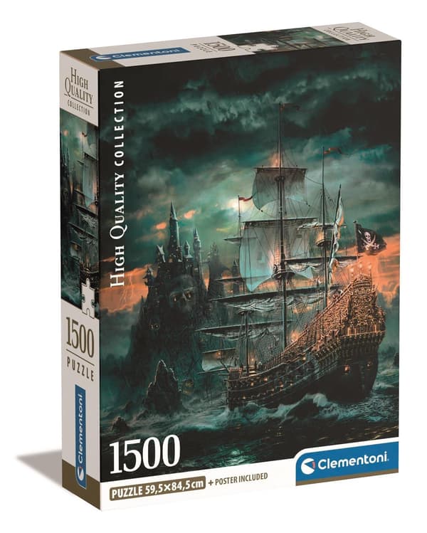 Puslespil 1500 Kompakt Piratskibet