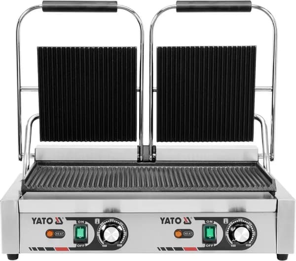YATO DOBBELT RILLET KONTAKTGRILL 58cm