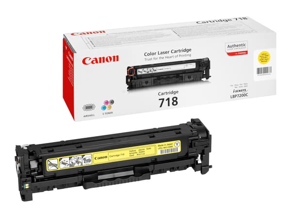 Canon tonerpatron 718 - Gul