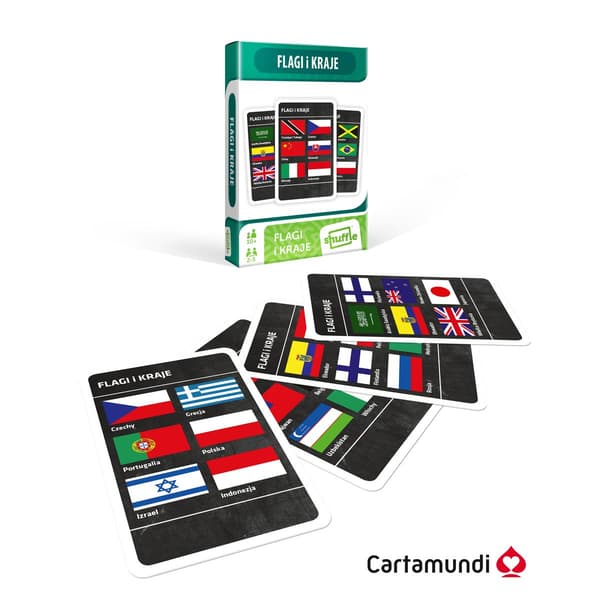 Kortspil Flag og Lande CARTAMUNDI
