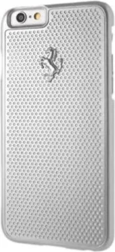 Ferrari Hardcase FEPEHCP6SI iPhone 6/6S perforerad aluminium silver/silver