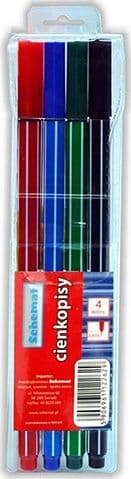 Fineliners 0,4 mm 4 farver