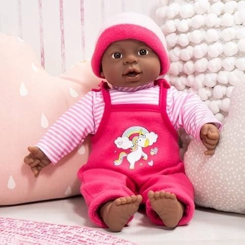 Interaktiv babydukke 40 cm lyserød