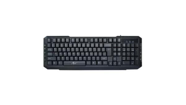 ART USB A QWERTY AK-47U kablet tastatur, sort