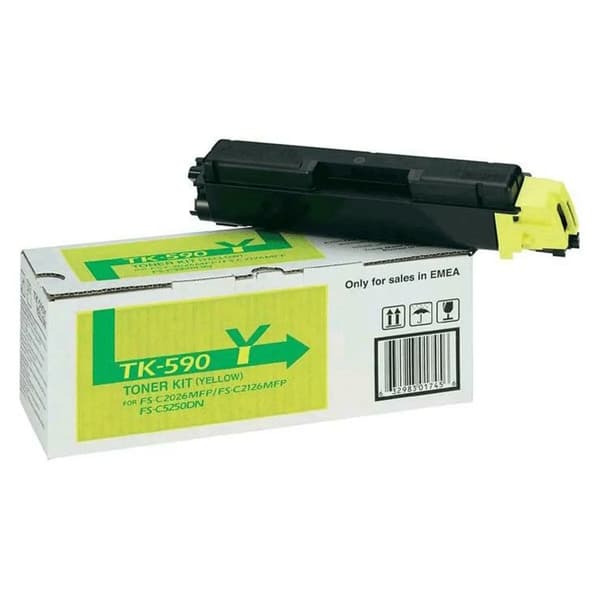 Kyocera TK 590Y - gul - original - toner kit
